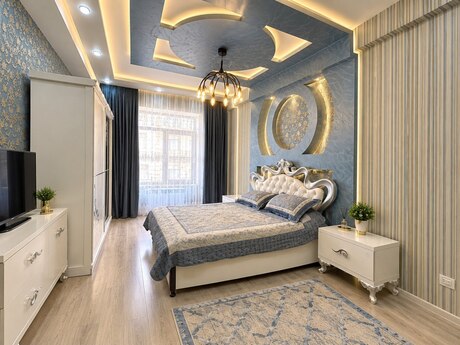 2 rooms · 100 m² · floor 3/6, Ağ şəhər