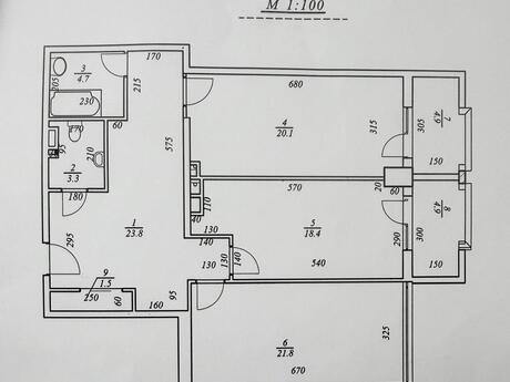 2 otaqlı mənzil, 106 m², Qara Qarayev: 285 000 ₼ 2