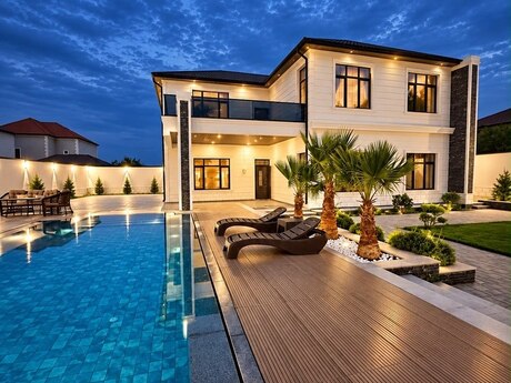 10 otaqlı həyət evi, 400 m², Mərdəkan: 1 365 000 ₼ 5