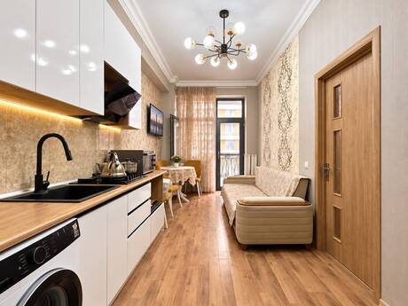 Nəriman Nərimanovda 2 otaqlı yeni tikili mənzil satılır, 45 m², 190 000 AZN, şəkil 5 / 12