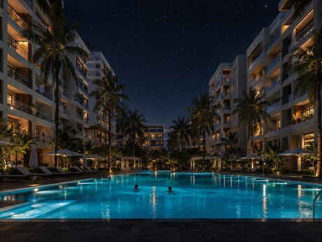 Sea Breezedə 1 otaqlı yeni tikili mənzil satılır, 56,9 m², 189 900 AZN, şəkil 2 / 10