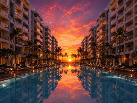 Sea Breezedə 1 otaqlı yeni tikili mənzil satılır, 56,9 m², 189 900 AZN, şəkil 3 / 10