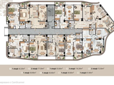 Metro Park Bakıxanov kompleksində 3 otaqlı yeni tikili mənzil satılır, 116 m², 244 000 AZN, şəkil 2 / 6