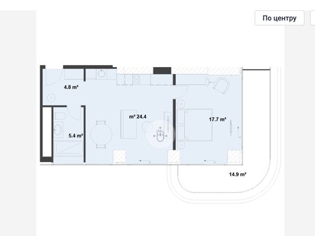 2-room new-build apartment for sale in Sky Park, 76,6 m², 234 000 AZN, photo 2 / 12