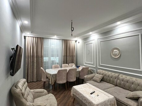 İnşaatçılarda 3 otaqlı yeni tikili mənzil kirayə verilir, 90 m², 770 AZN/ay, şəkil 3 / 12