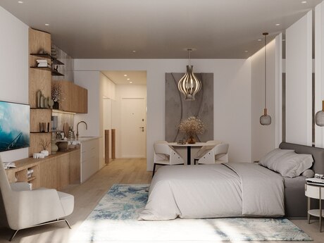 2-комнатная квартира, 77 м², Sky Park, 234 000 AZN