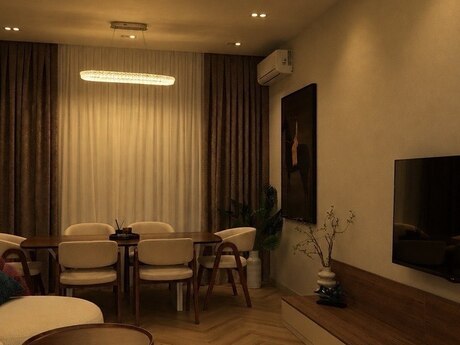 2-room new-build apartment for rent in Elmlər Akademiyası, 80 m², 1 800 AZN/mo, photo 2 / 8