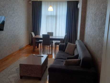 3-room new-build apartment for rent in Nəriman Nərimanov, 90 m², 1 100 AZN/mo, photo 2 / 12