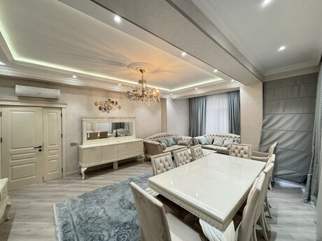 Nəsimidə 4 otaqlı yeni tikili mənzil kirayə verilir, 200 m², 2 000 AZN/ay, şəkil 5 / 12
