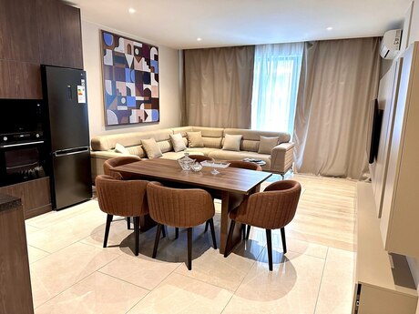 Nardaranda 2 otaqlı yeni tikili mənzil kirayə verilir, 105 m², 799 AZN/ay, şəkil 2 / 12