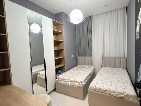 3-room new-build apartment for rent in Blue Residence, 100 m², 1 000 AZN/mo, photo 5 / 9
