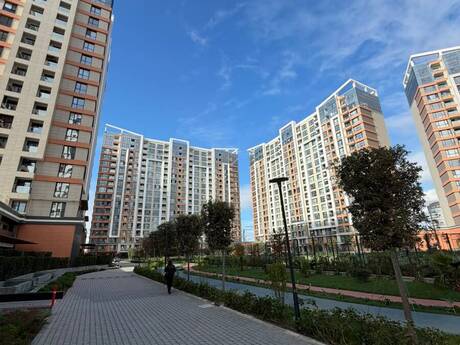 3-room new-build apartment for rent in City Garden, 120 m², 1 300 AZN/mo, photo 2 / 12