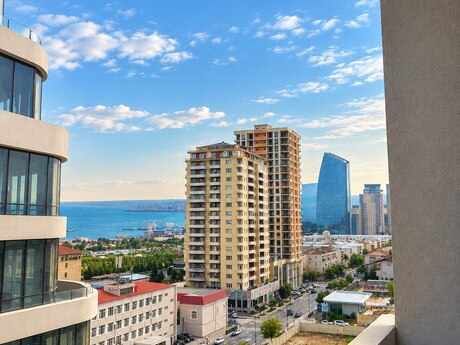 2 rooms · 107 m² · floor 9/18, Şah İsmayıl Xətai