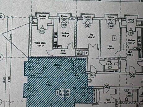 Продаётся 3-комнатная квартира в новостройке, Dərnəgül, 111 м², 318 000 AZN, фото 4 / 12
