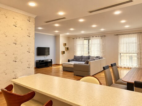 3-room new-build apartment for rent in Port Baku Residence, 170 m², 3 500 AZN/mo, photo 2 / 11
