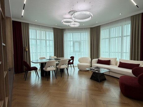 Nərimanovda 3 otaqlı yeni tikili mənzil satılır, 130 m², 535 000 AZN, şəkil 2 / 12