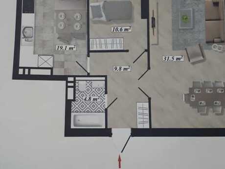 Səbaildə 2 otaqlı yeni tikili mənzil satılır, 78 m², 235 000 AZN, şəkil 2 / 12