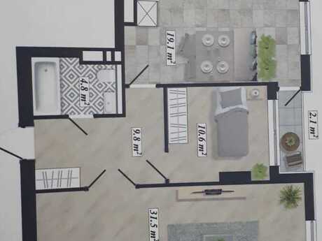 Səbaildə 2 otaqlı yeni tikili mənzil satılır, 78 m², 235 000 AZN, şəkil 4 / 12