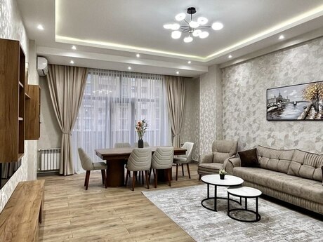 28 Park Residence kompleksində 2 otaqlı yeni tikili mənzil kirayə verilir, 91 m², 1 300 AZN/ay, şəkil 2 / 12