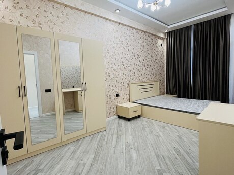 3-room new-build apartment for rent in Memar Əcəmi, 120 m², 900 AZN/mo, photo 4 / 8