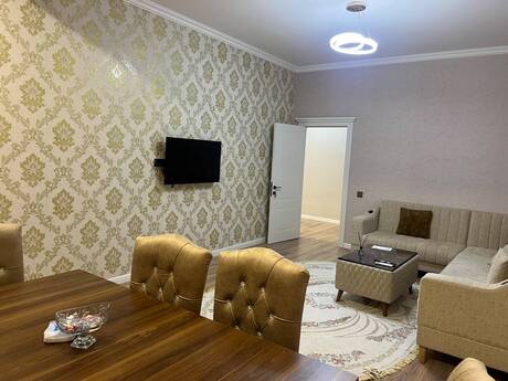 Nərimanovda 2 otaqlı yeni tikili mənzil kirayə verilir, 85 m², 1 100 AZN/ay, şəkil 2 / 12