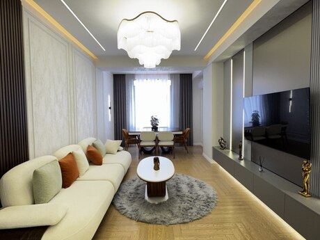 4 rooms · 145 m² · floor 4/16, Nərimanov
