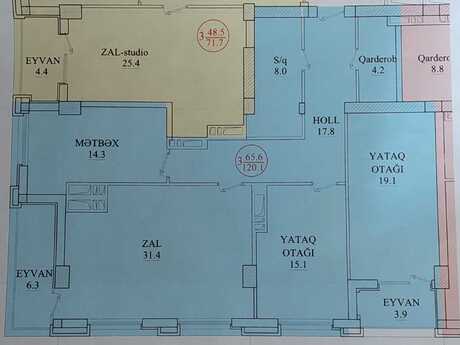 28 Mayda 3 otaqlı yeni tikili mənzil satılır, 125 m², 400 000 AZN, şəkil 2 / 12