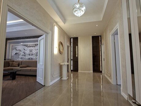 Ağ şəhərdə 3 otaqlı yeni tikili mənzil kirayə verilir, 140 m², 2 400 AZN/ay, şəkil 5 / 12