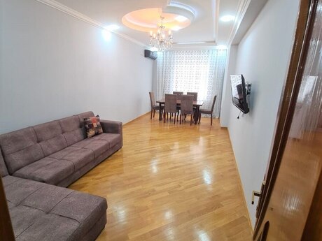 Nəsimidə 2 otaqlı yeni tikili mənzil kirayə verilir, 90 m², 900 AZN/ay, şəkil 2 / 6