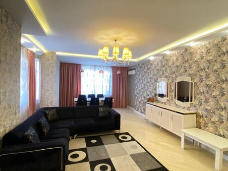 3-room new-build apartment for rent in Elmlər Akademiyası, 140 m², 1 200 AZN/mo, photo 2 / 12