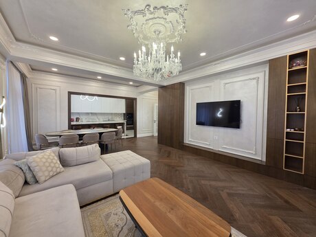 Ağ şəhərdə 4 otaqlı yeni tikili mənzil kirayə verilir, 210 m², 5 000 AZN/ay, şəkil 3 / 12
