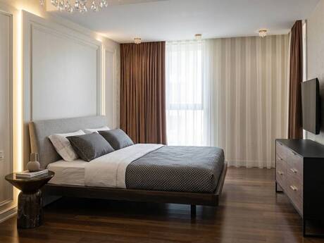3-room new-build apartment for rent in Port Baku Residence, 255 m², 6 000 AZN/mo, photo 5 / 12