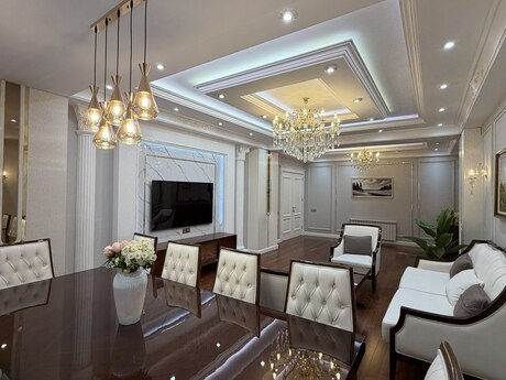 Nəriman Nərimanovda 4 otaqlı yeni tikili mənzil satılır, 180 m², 660 000 AZN, şəkil 2 / 12