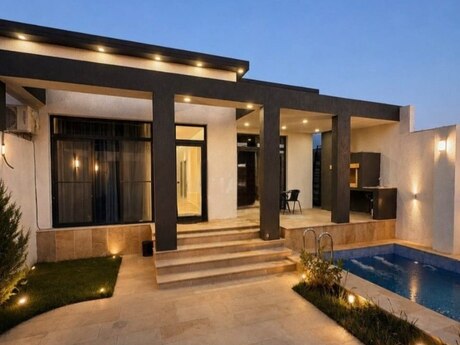 Mərdəkanda 4 otaqlı həyət evi kirayə verilir, 100 m², 150 AZN/ay, şəkil 3 / 12