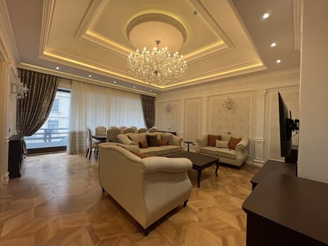 Sahildə 7 otaqlı yeni tikili mənzil kirayə verilir, 320 m², 8 500 AZN/ay, şəkil 5 / 12