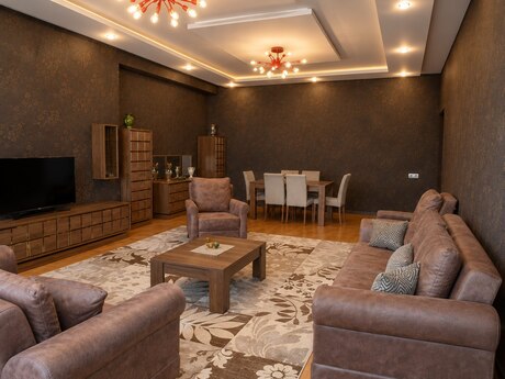 Elmlər Akademiyasında 5 otaqlı yeni tikili mənzil kirayə verilir, 230 m², 1 800 AZN/ay, şəkil 2 / 12