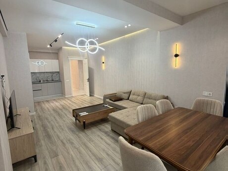 3-room new-build apartment for rent in Zümrüd Residence, 100 m², 1 400 AZN/mo, photo 2 / 10