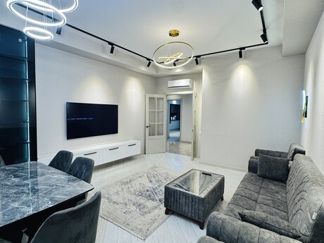 Ağ şəhərdə 2 otaqlı yeni tikili mənzil kirayə verilir, 86 m², 1 700 AZN/ay, şəkil 3 / 12