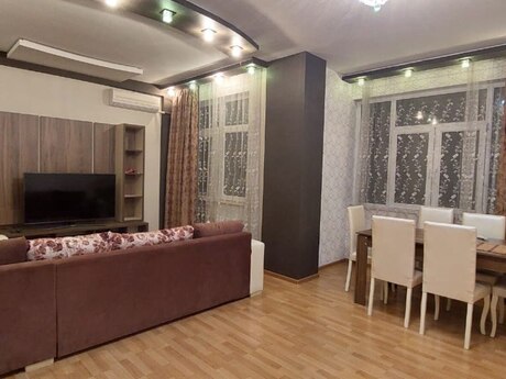 3-room new-build apartment for rent in Şah İsmayıl Xətai, 97 m², 950 AZN/mo, photo 4 / 12