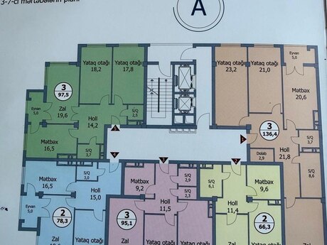 2-room new-build apartment for sale in Nəriman Nərimanov, 66,3 m², 229 000 AZN, photo 2 / 12