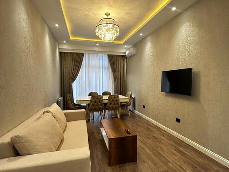 2-room new-build apartment for rent in Nizami City, 80 m², 1 300 AZN/mo, photo 3 / 12