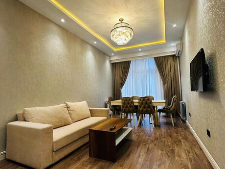 2-room new-build apartment for rent in Nizami City, 80 m², 1 300 AZN/mo, photo 2 / 12