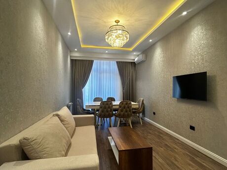 2-room new-build apartment for rent in Nizami City, 80 m², 1 300 AZN/mo, photo 2 / 9