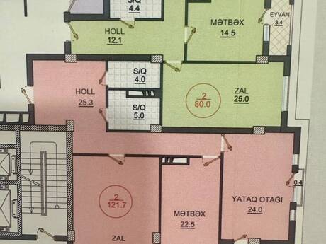 Продаётся 2-комнатная квартира в новостройке, Qaraçuxur, 122 м², 205 000 AZN, фото 2 / 8