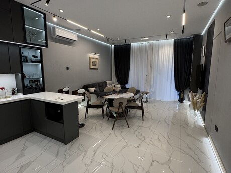 Nardaranda 2 otaqlı yeni tikili mənzil kirayə verilir, 80 m², 1 200 AZN/ay, şəkil 3 / 12