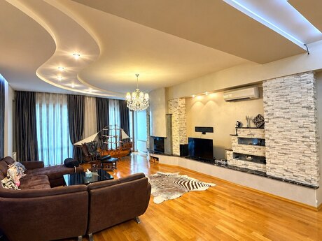 3-room new-build apartment for rent in Sahil, 191 m², 3 000 AZN/mo, photo 2 / 12