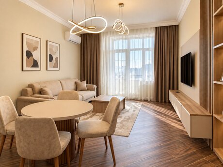 Сдаётся 2-комнатная квартира в новостройке, Elmlər Akademiyası, 65 м², 1 200 AZN/мес, фото 3 / 12