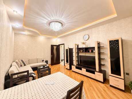 2-room new-build apartment for rent in Şah İsmayıl Xətai, 65 m², 1 000 AZN/mo, photo 2 / 9
