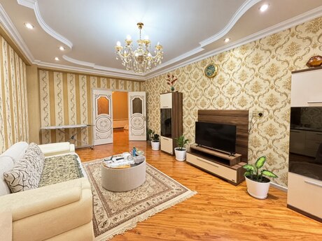 Nəsimidə 2 otaqlı yeni tikili mənzil kirayə verilir, 110 m², 1 200 AZN/ay, şəkil 2 / 11