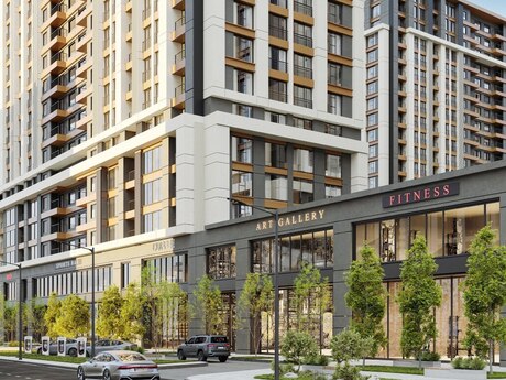 BCR Khatai kompleksində 3 otaqlı yeni tikili mənzil satılır, 128 m², 472 000 AZN, şəkil 3 / 4
